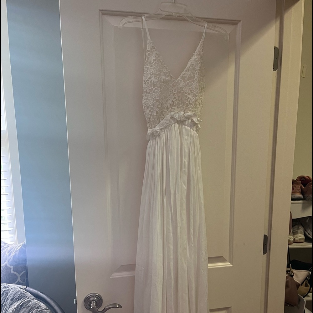 White long dress!